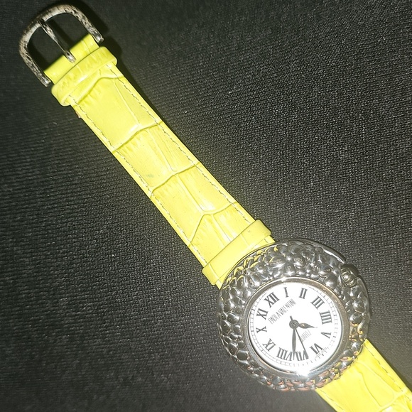 Women's Silver and Yellow Watch - Picture 2 of 4